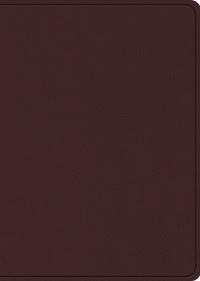 Book Cover for ESV Study Bible, Large Print (Bonded Leather, Burgundy) by Esv Bibles