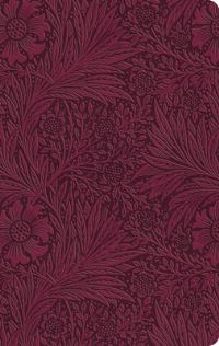 Book Cover for ESV Large Print Value Thinline Bible (Trutone, Raspberry, Floral Design) by Esv Bibles