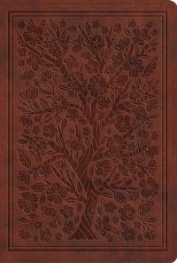 Book Cover for ESV Women's Study Bible (Trutone, Chestnut, Almond Tree Design) by Dana Tanamachi, Jen Wilkin, Lauren Chandler, Ann Voskamp, Trillia Newbell, Kristyn Getty, Nancy Guthrie, Kathleen Nielson, Joni Eareckson Tada