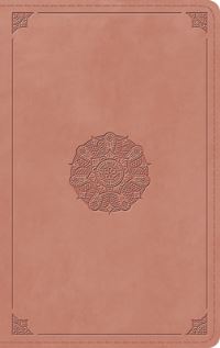 Book Cover for ESV Thinline Bible, Red Letter (Trutone, Blush Rose, Emblem Design) by Esv Bibles