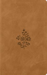 Book Cover for ESV Vest Pocket New Testament With Psalms and Proverbs, Red Letter (Trutone, Nubuck Caramel, Wildflower Design) by Esv Bibles
