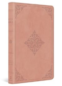 Book Cover for ESV Large Print Value Thinline Bible (Trutone, Blush Rose, Fleur-De-Lis Design) by Esv Bibles