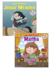 Book Cover for Jesus' Miracles/Martha Flip-Over Book by Victoria Kovacs