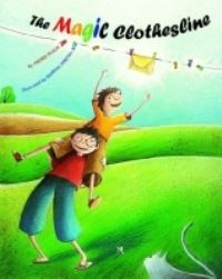 Book Cover for The Magic Clothesline by Andree Poulin