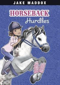 Book Cover for Horseback Hurdles by Jake Maddox
