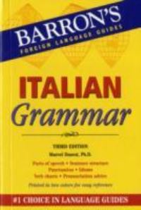 Book Cover for Italian Grammar by Marcel Danesi