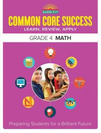 Book Cover for Barron's Common Core Success Grade 4 Math Workbook. Grade 4 Math Workbook by 