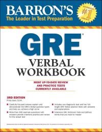 Book Cover for GRE Verbal Workbook by Philip Geer