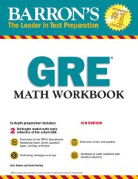 Book Cover for GRE Math Workbook by Blair Madore, David Freeling