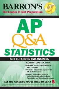 Book Cover for AP Q & A Statistics by Martin Sternstein