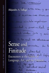 Book Cover for Sense and Finitude by Alejandro A Vallega