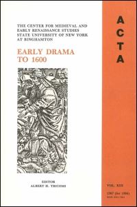 Book Cover for ACTA Volume #13 by Albert H Tricomi