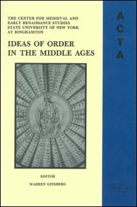 Book Cover for ACTA Volume #15 by Warren Ginsberg