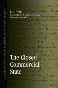 Book Cover for The Closed Commercial State by J G Fichte