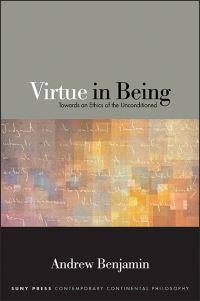 Book Cover for Virtue in Being by Andrew Benjamin