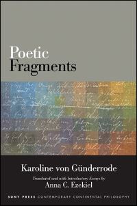 Book Cover for Poetic Fragments by Karoline von Günderode