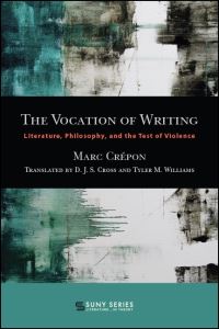 Book Cover for The Vocation of Writing by M Crépon