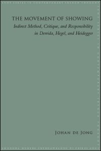 Book Cover for The Movement of Showing by Johan de Jong