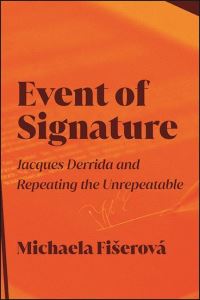 Book Cover for Event of Signature by Michaela Fiserová