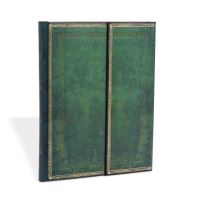 Book Cover for Old Leather Jade Notebook With Pages Lined Green by Paperblanks