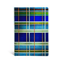 Book Cover for Davenport (Mad for Plaid) Midi Lined Hardcover Journal (Elastic Band Closure) by Paperblanks