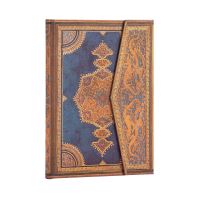 Book Cover for Safavid Indigo (Safavid Binding Art) Midi Unlined Hardcover Journal by Paperblanks
