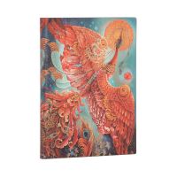Book Cover for Firebird (Birds of Happiness) Midi Unlined Journal by Paperblanks
