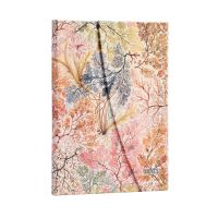 Book Cover for Anemone (William Kilburn) Midi Vertical Dayplanner 2023 (Wrap Closure) by Paperblanks