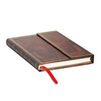 Book Cover for Sierra (Old Leather Collection) Midi Vertical Dayplanner 2023 (Wrap Closure) by Paperblanks