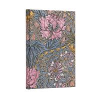 Book Cover for Morris Pink Honeysuckle (William Morris) Midi Lined Hardcover Journal by Paperblanks