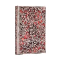 Book Cover for Garnet (Silver Filigree Collection) Midi Unlined Softcover Flexi Journal by Paperblanks