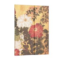 Book Cover for Natsu (Rinpa Florals) Ultra Lined Hardback Journal (Wrap Closure) by Paperblanks