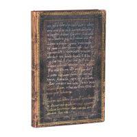 Book Cover for Michelangelo, Handwriting (Embellished Manuscripts Collection) Mini Lined Softcover Flexi Journal (Elastic Band Closure) by Paperblanks