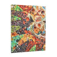 Book Cover for Gaudi's Sun (Gaudi's Mosaics) Ultra Address Book (Wrap Closure) by Paperblanks