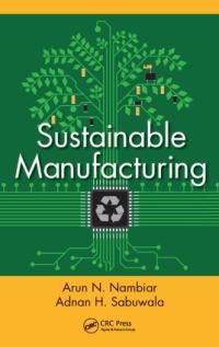 Book Cover for Sustainable Manufacturing by Arun N Nambiar, Adnar H Sabuwala