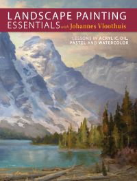 Book Cover for Landscape Painting Essentials by Johannes Vloothuis