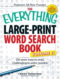 Book Cover for The Everything Large-Print Word Search Book, Volume II by Charles Timmerman