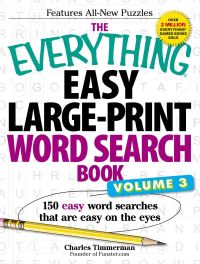 Book Cover for The Everything Easy Large-Print Word Search Book, Volume III by Charles Timmerman