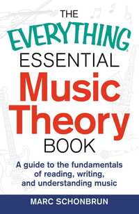 Book Cover for The Everything Essential Music Theory Book by Marc Schonbrun