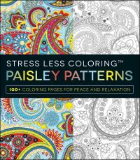 Book Cover for Stress Less Coloring - Paisley Patterns by Adams Media