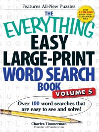 Book Cover for The Everything Easy Large-Print Word Search Book, Volume 5 by Charles Timmerman