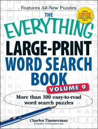 Book Cover for The Everything Large-Print Word Search Book, Volume 9 by Charles Timmerman