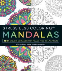 Book Cover for Stress Less Coloring - Mandalas by Jim Gogarty