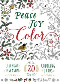 Book Cover for Peace. Joy. Color by Adams Media