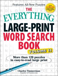 Book Cover for The Everything Large-Print Word Search Book, Volume 11 by Charles Timmerman
