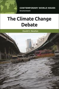 Book Cover for The Climate Change Debate by David E Newton