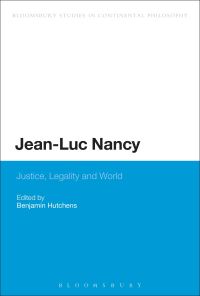 Book Cover for Jean-Luc Nancy by B C Hutchens