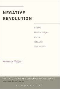 Book Cover for Negative Revolution by Artemy Magun
