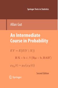Book Cover for An Intermediate Course in Probability by Allan Gut