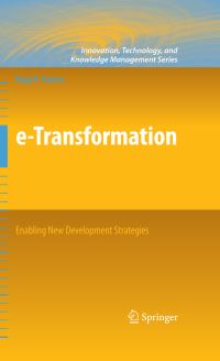 Book Cover for E-Transformation by Nagy Hanna